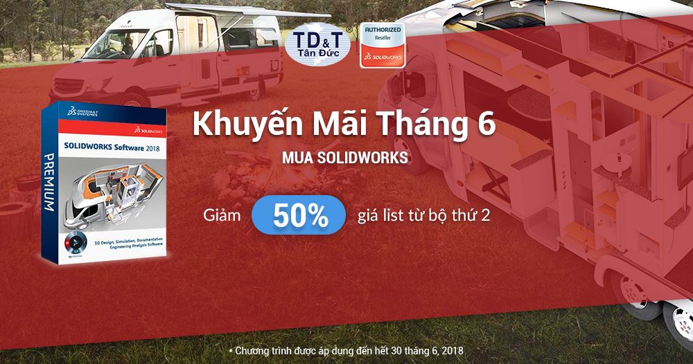 Solidworks Khuyến mãi tháng 6!!!